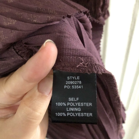 💥Super Sale💥 NWT Current Air Gold Print Pattern layered Dress Sz S - Picture 9 of 9